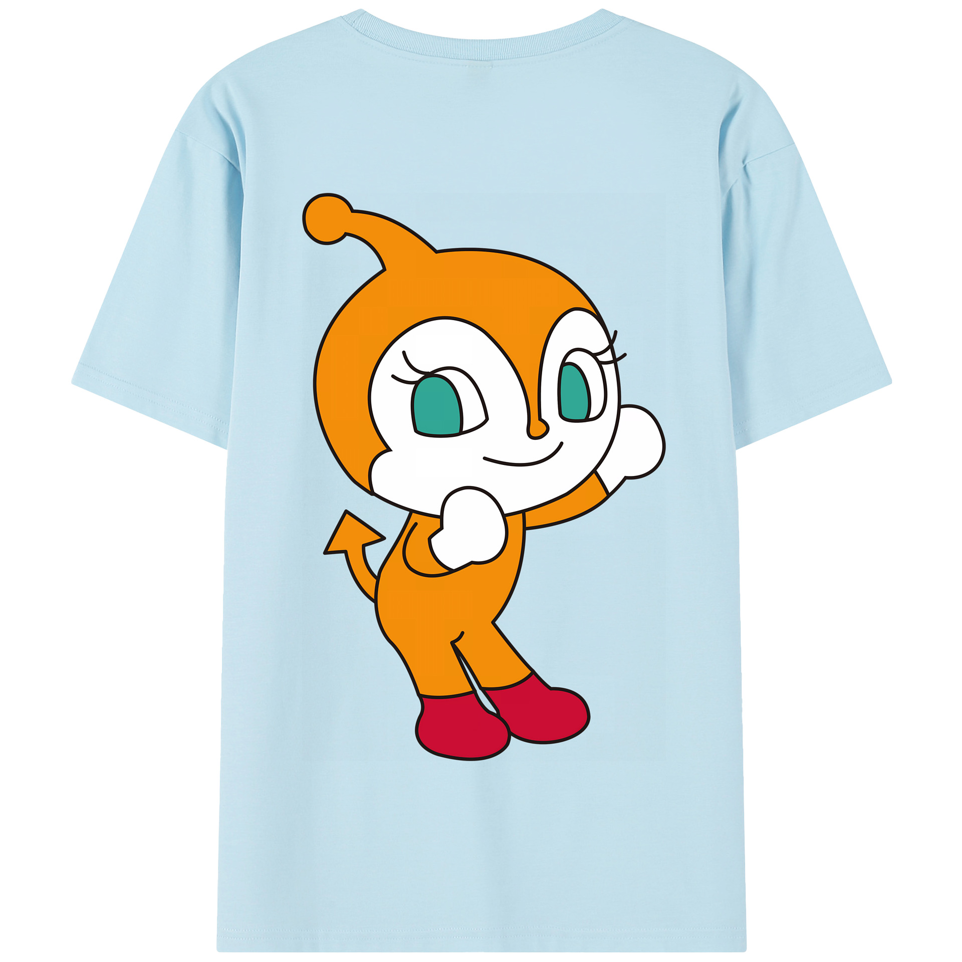 （画像用） アンパンマン Anpanman 綿100％半袖Tシャツ（背面プリント）